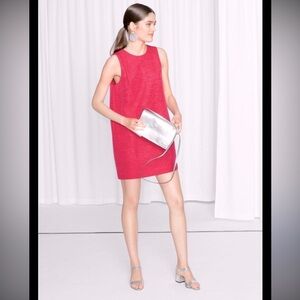 & other stories red dress from Anthropologie like new size 4 so pretty